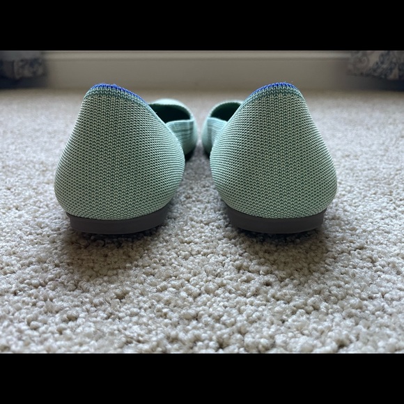 Rothy’s mint green ballet flats 8 1/2 (fit like an 8) - Picture 8 of 9